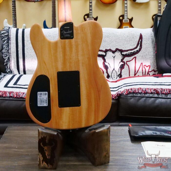 Fender American Acoustasonic Telecaster Ebony Fingerboard Pink Paisley 5.00 LBS US211488A - Image 11