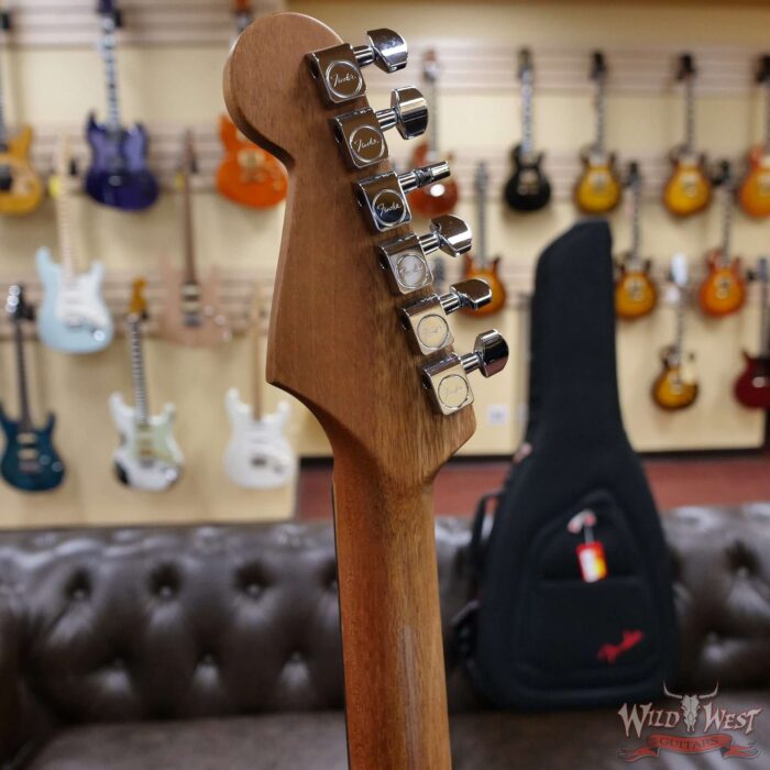 Fender American Acoustasonic Jazzmaster Ebony Fingerboard Tobacco Sunburst - Image 9