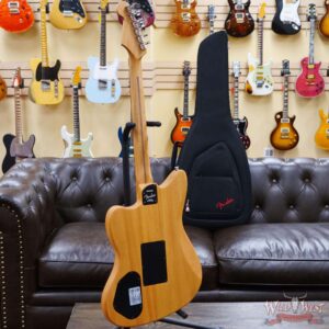 Fender American Acoustasonic Jazzmaster Ebony Fingerboard Tobacco Sunburst - Image 9