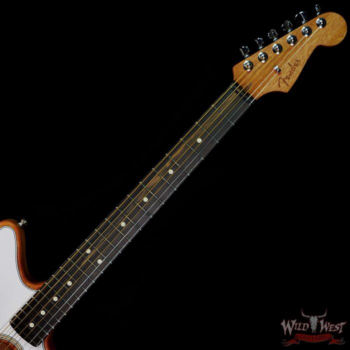 Fender American Acoustasonic Jazzmaster Ebony Fingerboard Arctic White - Image 4