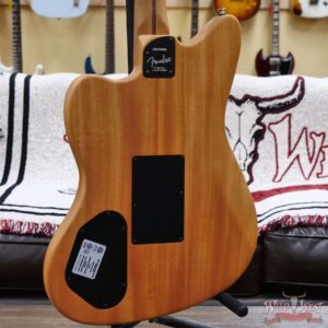 Fender American Acoustasonic Jazzmaster Ebony Fingerboard Arctic White - Image 11
