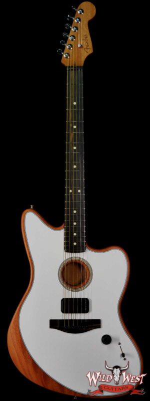 Fender American Acoustasonic Jazzmaster Ebony Fingerboard Arctic White