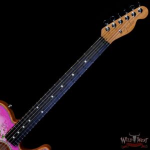 Fender American Acoustasonic Telecaster Ebony Fingerboard Pink Paisley 5.30 LBS US221521A - Image 4