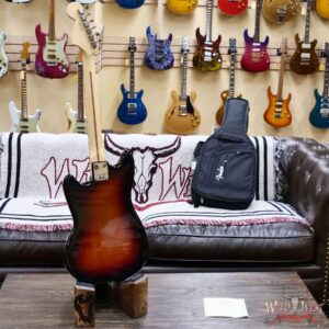 Fender American Performer Mustang Rosewood Fingerboard 3-Color Sunburst 7.30 LBS - Image 8