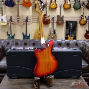 Fender American Ultra Jazzmaster Ash Body Maple Fingerboard Plasma Red Burst - Image 8