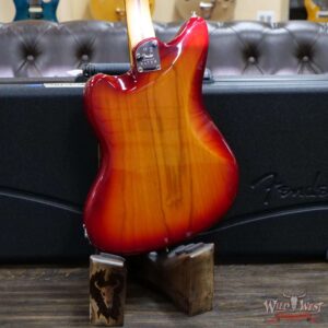 Fender American Ultra Jazzmaster Ash Body Maple Fingerboard Plasma Red Burst - Image 10