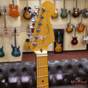Fender American Ultra Jazzmaster Ash Body Maple Fingerboard Plasma Red Burst - Image 6