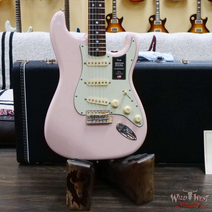 Fender American Original ‘60s Stratocaster Rosewood Fingerboard Shell Pink - Image 8