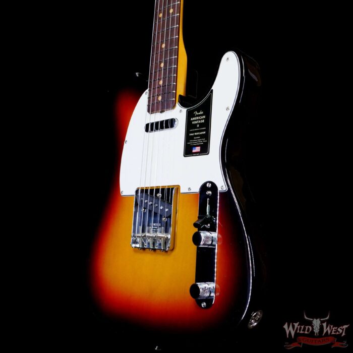 Fender American Vintage II 1963 Telecaster Rosewood Fingerboard 3-Color Sunburst - Image 2