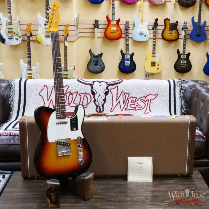 Fender American Vintage II 1963 Telecaster Rosewood Fingerboard 3-Color Sunburst - Image 4