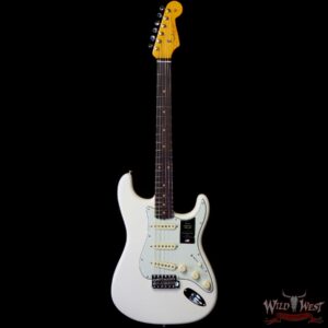 Fender American Vintage II 1961 Stratocaster Rosewood Fingerboard Olympic White - Image 3