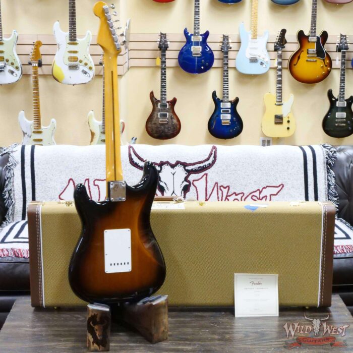 Fender American Vintage II 1957 Stratocaster Maple Neck 2-Color Sunburst 7.65 LBS - Image 7