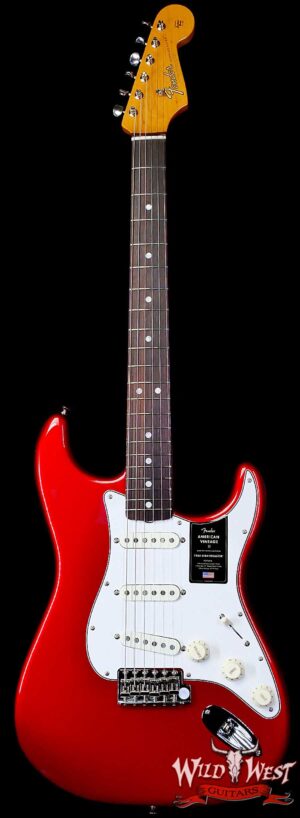 Fender American Vintage II 1965 Stratocaster Rosewood Fingerboard Gloss Nitro Candy Apple Red 7.65 LBS