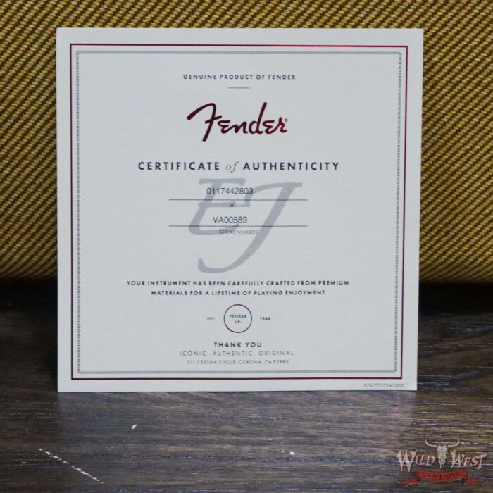 Fender USA Stories Collection Eric Johnson 1954 “Virginia” Stratocaster Maple Fingerboard 2-Color Sunburst VA00589 - Image 12