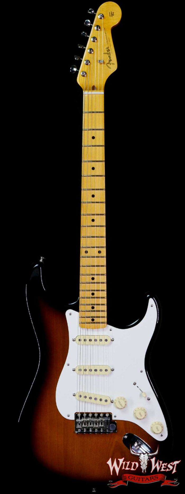 Fender USA Stories Collection Eric Johnson 1954 “Virginia” Stratocaster Maple Fingerboard 2-Color Sunburst VA00589 - Image 1