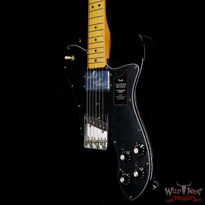 Fender Vintera ‘70s Telecaster Custom Maple Fingerboard Black - Image 2