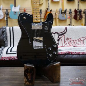 Fender Vintera ‘70s Telecaster Custom Maple Fingerboard Black - Image 7