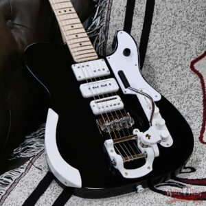 Fender Jack White Triplecaster Maple Fingerboard Black 8.25 LBS - Image 7