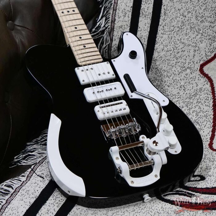 Fender Jack White Triplecaster Maple Fingerboard Black 8.25 LBS - Image 7