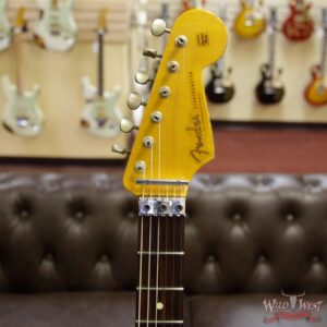 Fender Custom Shop White Lightning Stratocaster Floyd Rose HSS 21 Frets Rosewood Board Sonic Blue - Image 8