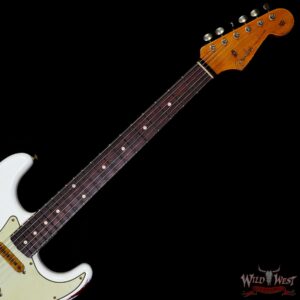 Fender Custom Shop Wild West White Lightning 2.0 Stratocaster HSS Rosewood Board 21 Frets Heavy Relic Lipstick Pink Metallic 8.00 LBS - Image 4