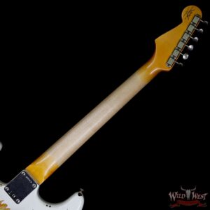 Fender Custom Shop White Lightning HSS Floyd Rose Stratocaster Rosewood Fretboard 22 Frets 3 Tone Suburst - Image 11