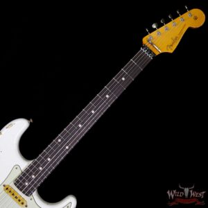 Fender Custom Shop White Lightning HSS Floyd Rose Stratocaster Rosewood Fretboard 22 Frets 3 Tone Suburst - Image 9