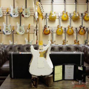 Fender Custom Shop White Lightning HSS Floyd Rose Stratocaster Rosewood Fretboard 22 Frets 3 Tone Suburst - Image 15
