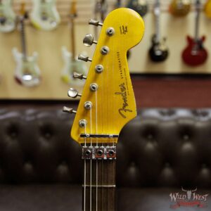 Fender Custom Shop Wild West Exclusive White Lightning Stratocaster HSS Floyd Rose Heavy Relic Rosewood Board 22 Frets Blue Flower - Image 10