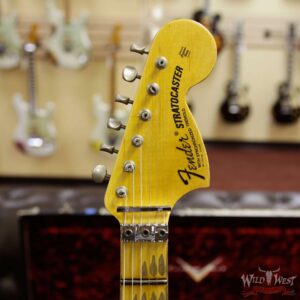Fender Custom Shop White Lightning Stratocaster HSS Floyd Rose Fat Head Maple C Neck Pink Paisley - Image 8