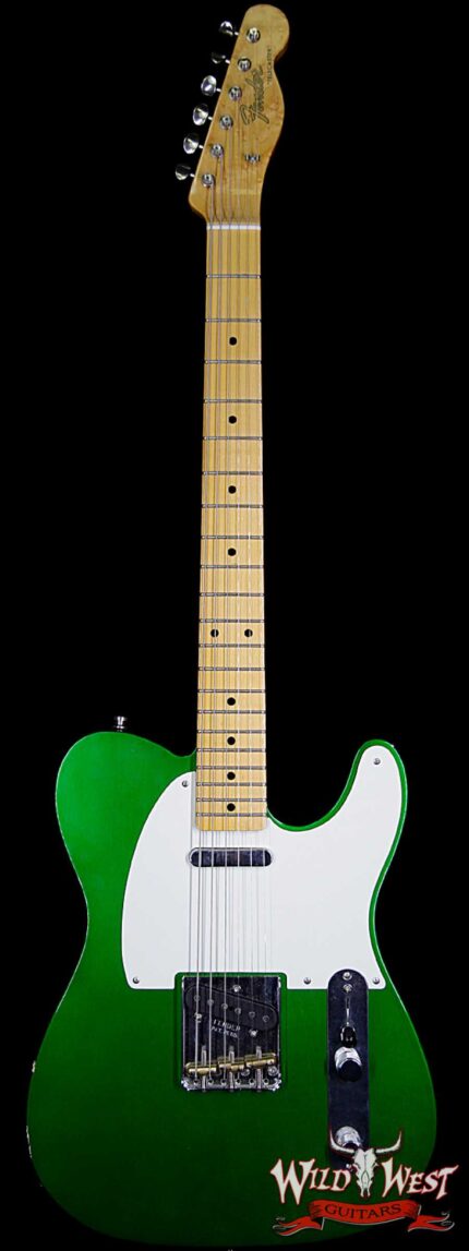 2017 Fender Custom Shop Wildwood 10 Postmodern Telecaster Lush Closet Classic Birdseye Maple Neck Lime Green