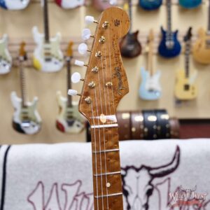 Fender Custom Shop American Custom Stratocaster 1-Piece Roasted 2A Birdseye Maple Neck & Fingerboard NOS Aged White Blonde 7.30 LBS - Image 7