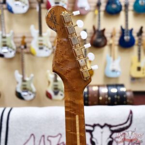Fender Custom Shop American Custom Stratocaster 1-Piece Roasted 2A Birdseye Maple Neck & Fingerboard NOS Aged White Blonde 7.30 LBS - Image 9