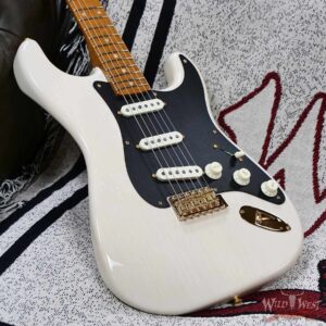 Fender Custom Shop American Custom Stratocaster 1-Piece Roasted 2A Birdseye Maple Neck & Fingerboard NOS Aged White Blonde 7.30 LBS - Image 8