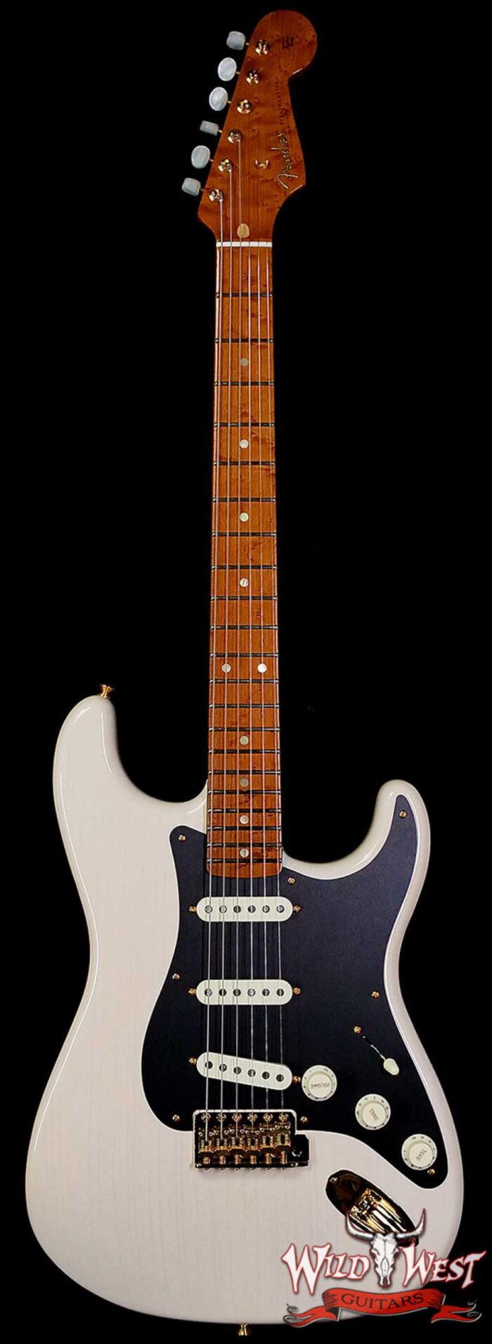 Fender Custom Shop American Custom Stratocaster 1-Piece Roasted 2A Birdseye Maple Neck & Fingerboard NOS Aged White Blonde 7.30 LBS - Image 1