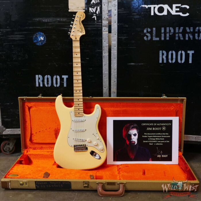 Jim Root Collection 2004 Fender Yngwie Malmsteen Stratocaster Vintage White - Image 6