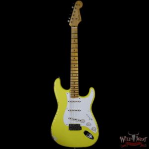 Fender Custom Shop Collection 1957 Stratocaster Relic Maple Fretboard Graffiti Yellow - Image 5