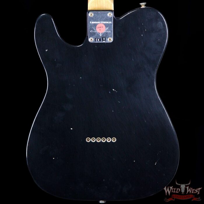 2020 NAMM Limited Edition Fender Custom Shop Vintage Custom 1950 Esquire Journeyman Relic Aged Black - Image 5