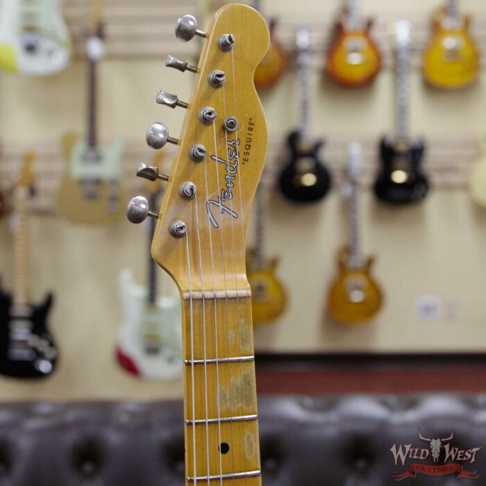 2020 NAMM Limited Edition Fender Custom Shop Vintage Custom 1950 Esquire Journeyman Relic Aged Black - Image 6