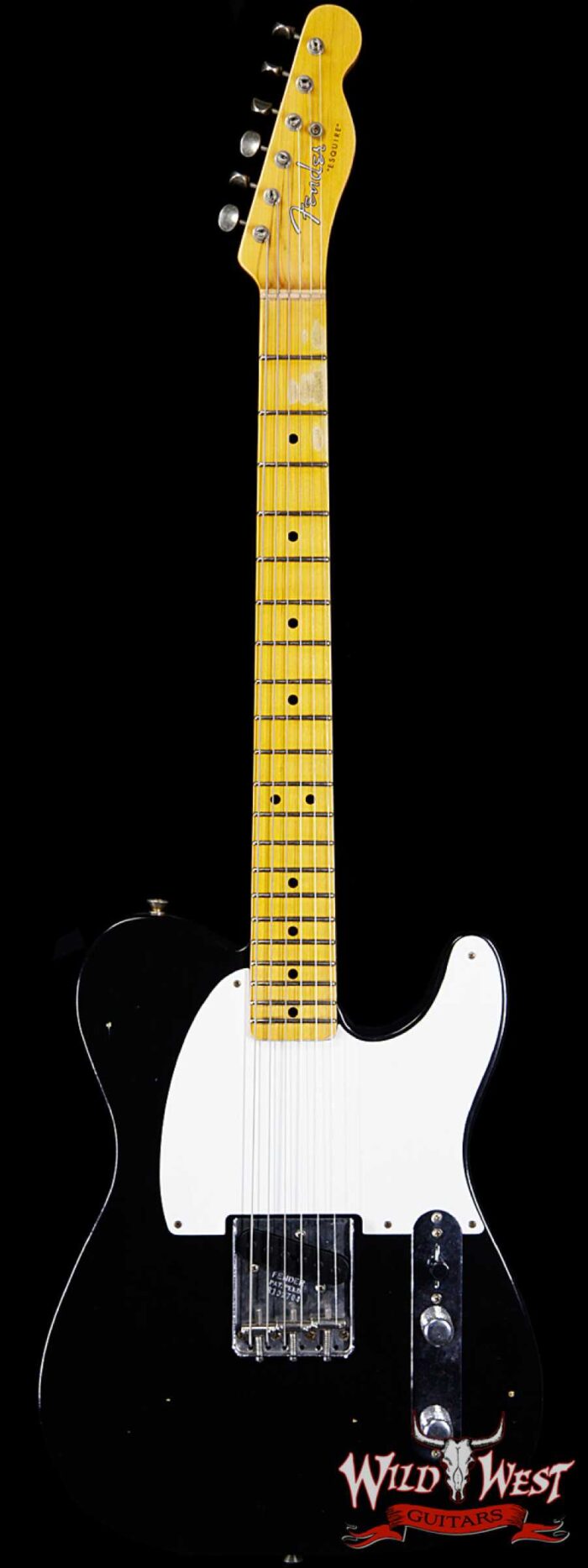 2020 NAMM Limited Edition Fender Custom Shop Vintage Custom 1950 Esquire Journeyman Relic Aged Black - Image 1