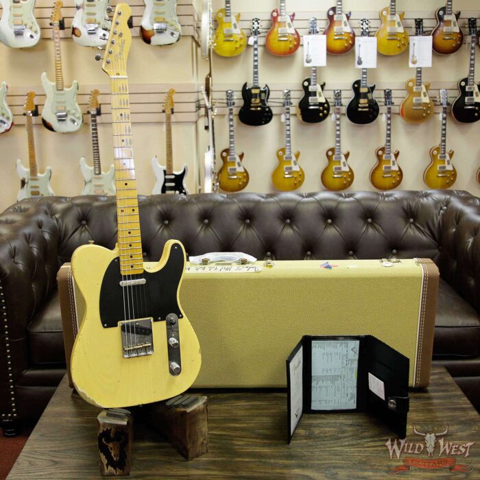 Fender Custom Shop 1951 Telecaster Relic Nocaster Blonde “U” Neck - Image 13
