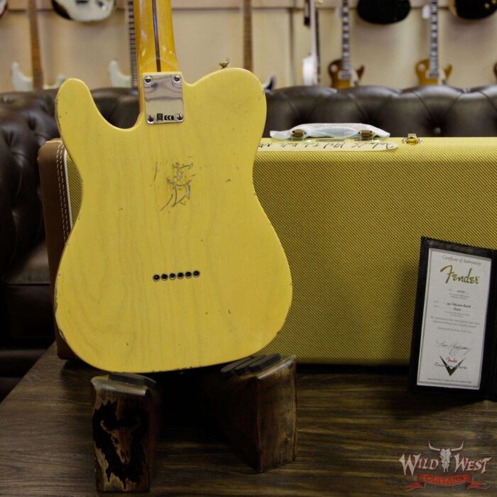 Fender Custom Shop 1951 Telecaster Relic Nocaster Blonde “U” Neck - Image 16