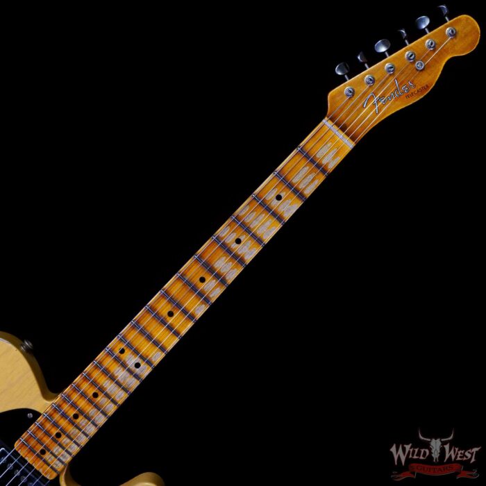 Fender Custom Shop Limited Edition 1951 Telecaster HS Hand-Wound Pickup Heavy Relic Aged Butterscotch Blonde 6.95 Pounds - Image 4
