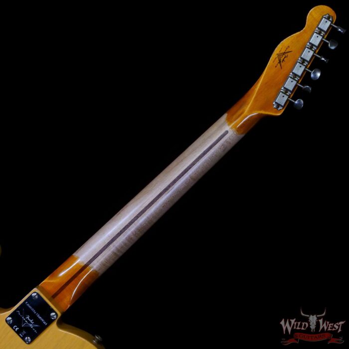 Fender Custom Shop Limited Edition 1951 Telecaster HS Hand-Wound Pickup Heavy Relic Aged Butterscotch Blonde 6.95 Pounds - Image 5