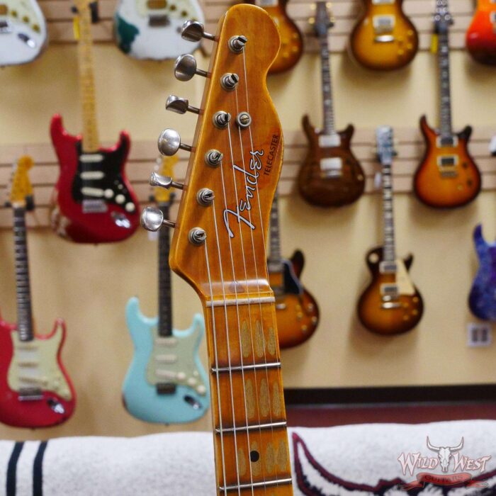 Fender Custom Shop Limited Edition 1951 Telecaster HS Hand-Wound Pickup Heavy Relic Aged Butterscotch Blonde 6.95 Pounds - Image 7