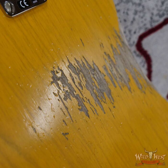 Fender Custom Shop Limited Edition 1951 Telecaster HS Hand-Wound Pickup Heavy Relic Aged Butterscotch Blonde 6.95 Pounds - Image 13