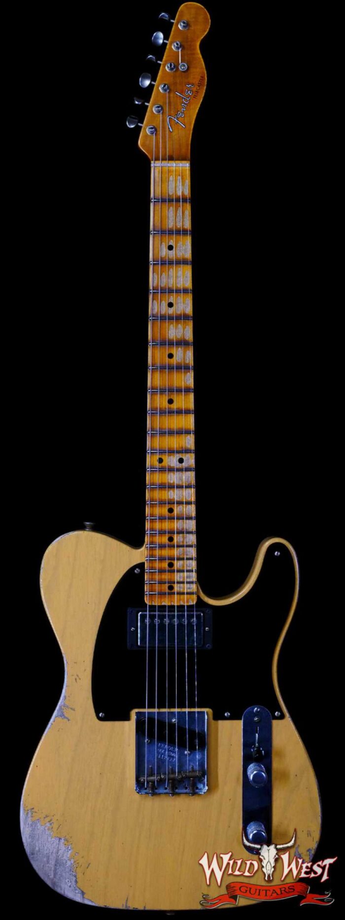 Fender Custom Shop Limited Edition 1951 Telecaster HS Hand-Wound Pickup Heavy Relic Aged Butterscotch Blonde 6.95 Pounds - Image 1