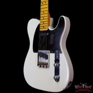 Fender Custom Shop 1952 Telecaster with Hand-Wound Pickups Journeyman Relic White Blonde - Image 2