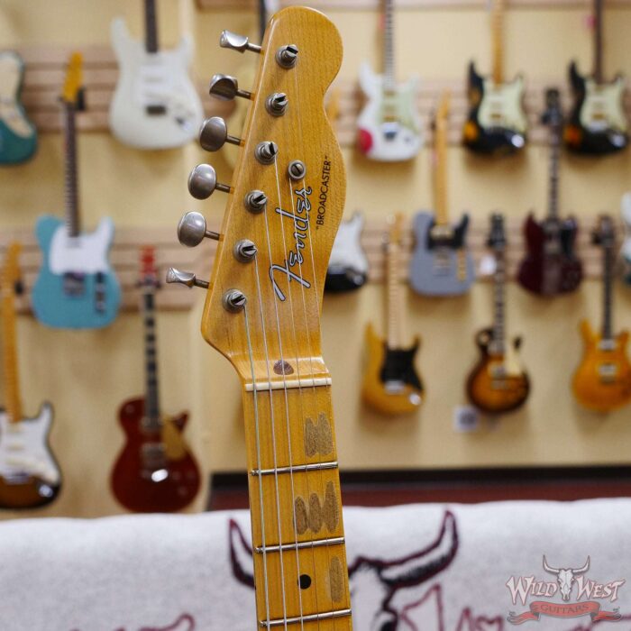 Fender Custom Shop 1952 Telecaster with Hand-Wound Pickups Journeyman Relic White Blonde - Image 7