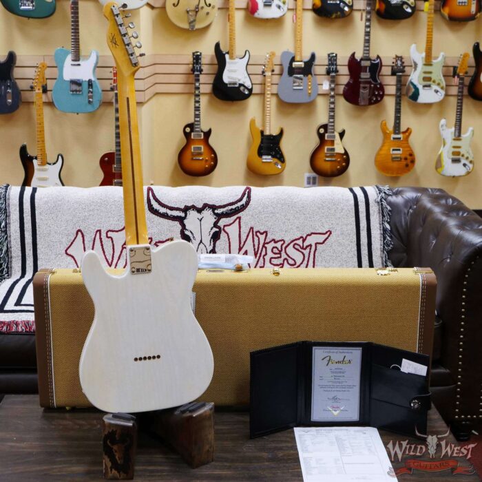 Fender Custom Shop 1952 Telecaster with Hand-Wound Pickups Journeyman Relic White Blonde - Image 9